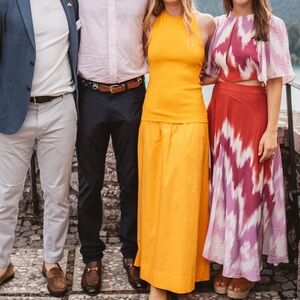 Simon Miller Junjo Dress in Orange Size S